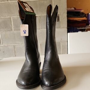 Ariat Black Leather Western Boots